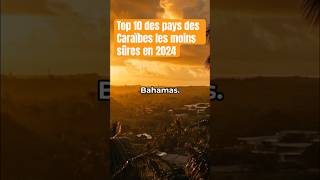 Top 10 pays des Caraïbes les moins sûres pour 2024 foryou quiz caribbean travel tourism 2024 [upl. by Trebor]