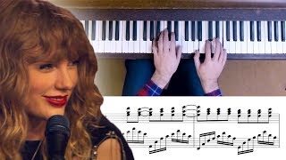 Taylor Swift  New Years Day Advanced Piano Cover With Sheet Music [upl. by Reseta1]