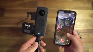 CYNOVA Insta360 ONE X2 Dual Mic Adapter [upl. by Meerek]