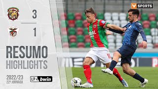 Highlights  Resumo Marítimo 31 Santa Clara Liga 2223 22 [upl. by Attalie721]