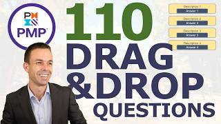 110 PMP Drag amp Drop Questions and Answers [upl. by Ecinue]