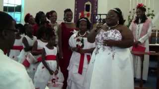 Bride Surprises Groom Singing Her Heart Out [upl. by Leahcimed]