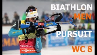 BIATHLON MEN PURSUIT 17032018 World Cup 8 Holmenkollen Norway [upl. by Nitsa]