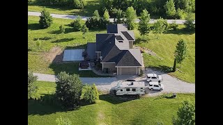 Drone13 Scene video of Runnells homicide investigation [upl. by Odlawso]