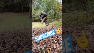 Hop and a Skip Please Subscribe dirtbike enduro husqvarna 2stroke [upl. by Nosreip739]