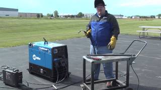 New Trailblazer® 325 EFI Demo 3 of 3 MIGFluxCored Welding Comparison [upl. by Leruj]