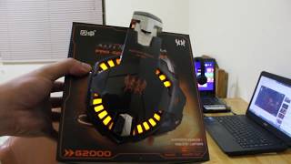 Unboxing  Review  MicTest kotioNEach G2000  BEST BUDGET GAMING HEADSET FOR 2019 [upl. by Spears]