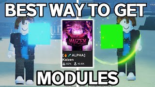 My SECRET To Getting Hundreds of MODULES in 🔥🧪ALPHA Kaizen Roblox [upl. by Yereffej233]