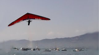 Acro hang gliding crash  The pilot survived eng subs [upl. by Meakem978]