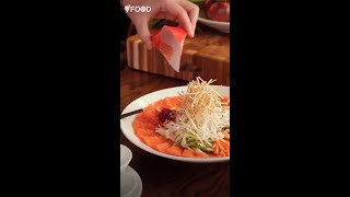 Yee sang recipe for prosperity  Lunar New Year recipes [upl. by Fulviah]