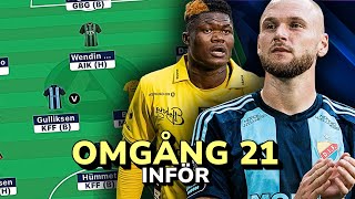 Frikort shortlist🃏 Dubbelomgång bekräftad ✅  Allt inför omgång 21  Allsvenskan Fantasy [upl. by Lebana677]