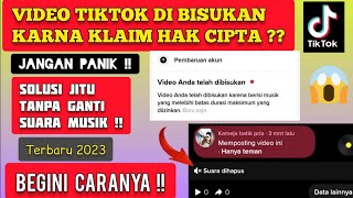 SOLUSI VIDEO TIKTOK DI BISUKAN❗Tanpa ganti musik bisa lolos hak cipta [upl. by Salokin]