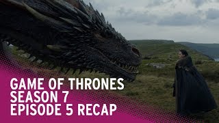 Game of Thrones Season 7 Episode 5 RECAP amp S7 E6 Spoilers [upl. by Adnohryt]