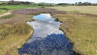 Drone footage of Ashgrove Loch Stevenston September 2024 [upl. by Yeliah]