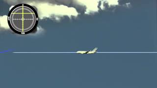 The final approach to an airport using ILS [upl. by Yor]