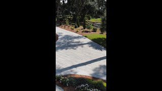 STUNNING Techo Bloc Paver Driveway By American Paving Design [upl. by Elyc]