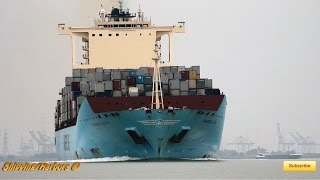 Maersk Lota  Sharp Turn [upl. by Connors]