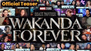 Black Panther Wakanda Forever  Official Teaser  REACTION MASHUP  Marvel Studios’ [upl. by Yltnerb]