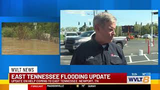 Governor gives an update about the help coming into East Tennessee after historic flooding [upl. by Elyr]