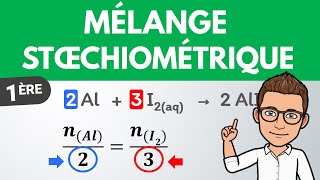 Mélanges stœchiométriques et tableau davancement  1ère spé  Chimie [upl. by Dzoba]