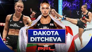 Hunting For KOs 👀  Dakota quotDangerousquot Ditcheva Finishes in PFL 👊💥 [upl. by Relly257]