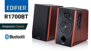 Best Bluetooth Bookshelf Speakers 4K Detailed Setup amp Review  Unboxing Edifier R1700BT [upl. by Gide]