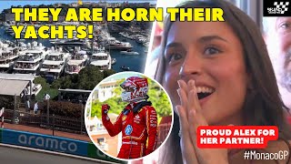 Monaco Fans Celebrated Charles Leclerc Pole Position by Horning their Yachts Monaco GP 2024 [upl. by Gladdy895]