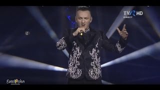 Mihai Traistariu  I won’t surrender  Eurovision 2017 Semifinal  Romania [upl. by Ainesej]