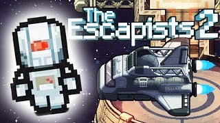 ROBOT BLITZ Escapes a SPACE STATION  The Escapists 2 Gameplay [upl. by Gabrila]