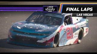 Austin Hill takes a gamble at Las Vegas on the final lap for the win [upl. by Cappello]