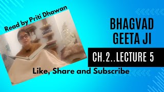 Bhagvad Gita chapter 2 lecture 5 [upl. by Cheke]