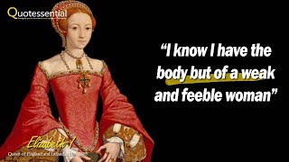 Queen Elizabeth I  The Spanish Armada Speech Addressed To The English Army At Tilbury Fort In 1588 [upl. by Anivahs997]