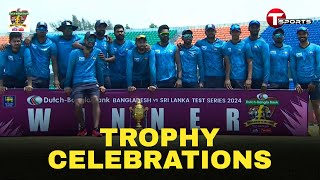 Trophy Celebration  Bangladesh vs Sri Lanka  2nd Test  T Sports [upl. by Ekle]