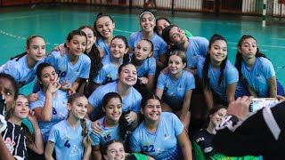 Jogo de handebol feminino  SBC 20 x 17 Corinthians  Categoria Infantil [upl. by Hcib]