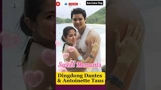 Dingdong Dantes and antonniete Taus Sweet Moments shortsviral pinoyshowbiz trending filipinoactr [upl. by Hattie106]