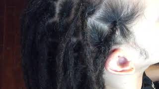 INSTANT DREADS REPAIR RETIGHTENED before and after  Hollywoodbestbraidscom [upl. by Enautna]