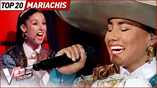 Top 20 MARIACHIS IMPRESIONANTES en La Voz [upl. by Riker]