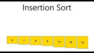 Insertion Sort Algorithm in C [upl. by Eornom341]