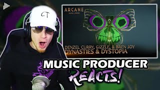 Music Producer Reacts to Dynasties amp Dystopia  Arcane League of Legends [upl. by Ainex411]