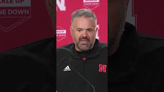 Matt Rhule on NebraskaNorthern Iowa game [upl. by Sheree]