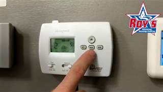 How to Use Your Honeywell Pro 4000 Thermostat [upl. by Bunder]