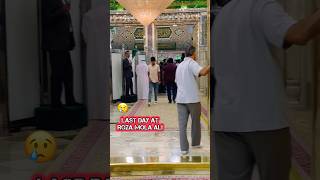 Last Day In Najaf Roza Mubarak Mola Ali AS shorts ytshorts shortvideo molaali [upl. by Karlow]