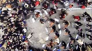 This is Arirang Ssamjigil Orchestra flash mob playing in Insadong [upl. by Neened]