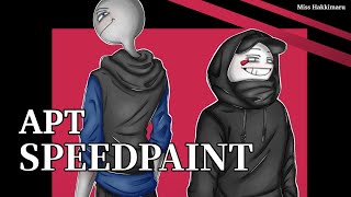 SPEEDPAINT ibisPaint X  Арт  Your Boyfriend и Broken Colors  Питер и DG [upl. by Yznel747]