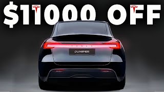 11000 Discount on TESLA Model Y Juniper 2025  EV News [upl. by Dnalyag]