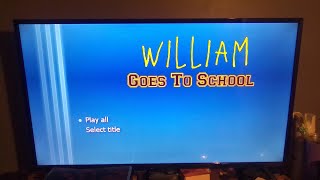 William Goes To School DVD menu [upl. by Aivatnwahs854]