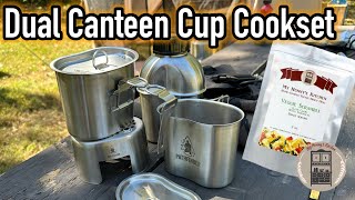 Dual Canteen Cup Cookset Breakfast [upl. by Aniham]