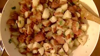 Recipe for Warm German Potato Salad SO GOOD [upl. by Elaval209]