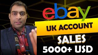 Ebay Account From Pakisan UK Based Sales 5000 USD [upl. by Nika]