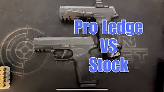 XMacro TacticalDev Pro Ledge vs Stock  Pro Ledge Shooting Review [upl. by Llevra]